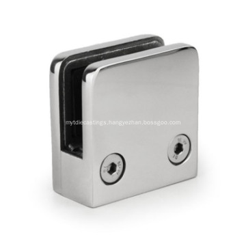 Stainless Steel Square D Glass Railing Clamp